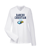 Rancho Christian HS Girls Soccer Block - Womens Performance Long Sleeve