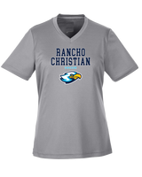 Rancho Christian HS Girls Soccer Block - Womens Performance Shirt