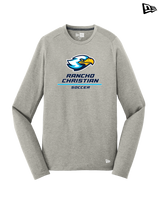 Rancho Christian HS Girls Soccer Split - New Era Long Sleeve Crew