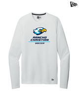 Rancho Christian HS Girls Soccer Split - New Era Long Sleeve Crew