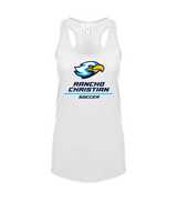 Rancho Christian HS Girls Soccer Split - Womens Tank Top