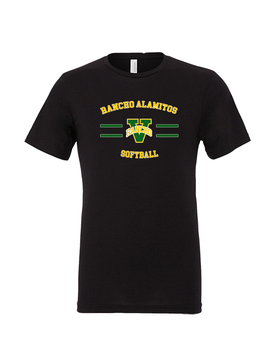 Rancho Alamitos HS Softball Curve - Tri-Blend Shirt