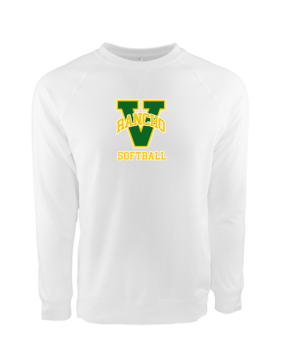 Rancho Alamitos HS Softball Main Logo - Crewneck Sweatshirt