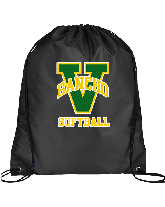 Rancho Alamitos HS Softball Main Logo - Drawstring Bag