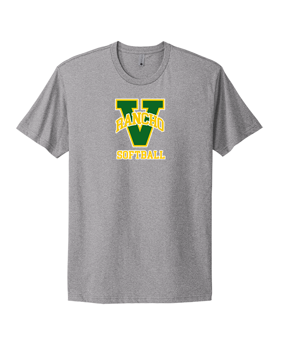 Rancho Alamitos HS Softball Main Logo - Mens Select Cotton T-Shirt
