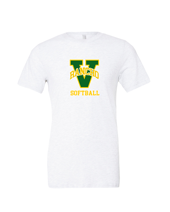 Rancho Alamitos HS Softball Main Logo - Tri-Blend Shirt