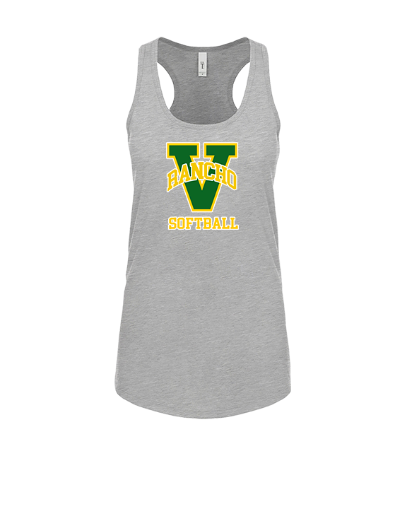 Rancho Alamitos HS Softball Main Logo - Womens Tank Top