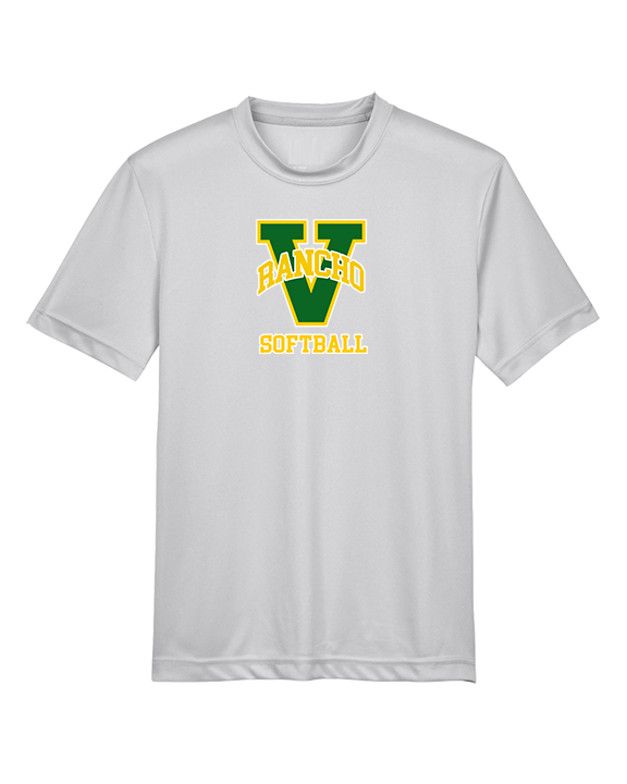 Rancho Alamitos HS Softball Main Logo - Youth Performance Shirt