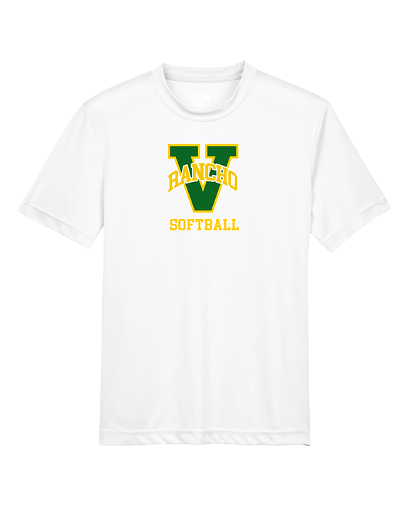 Rancho Alamitos HS Softball Main Logo - Youth Performance Shirt
