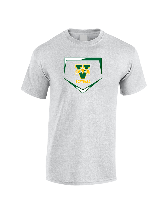 Rancho Alamitos HS Softball Plate - Cotton T-Shirt