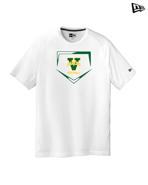 Rancho Alamitos HS Softball Plate - New Era Performance Shirt