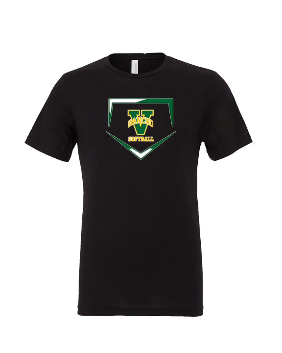 Rancho Alamitos HS Softball Plate - Tri-Blend Shirt