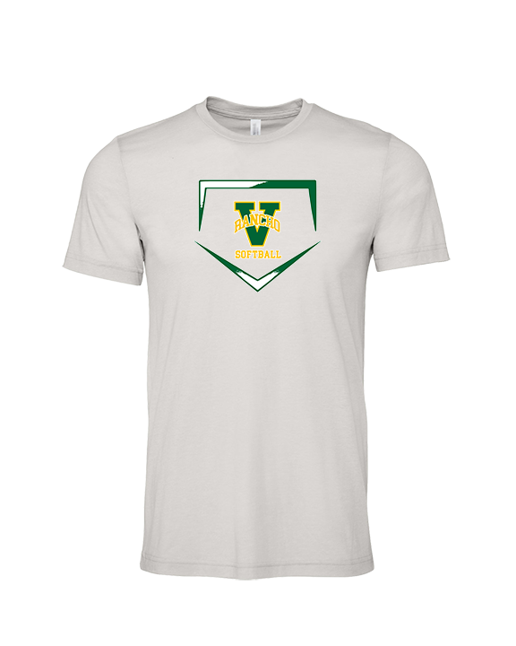 Rancho Alamitos HS Softball Plate - Tri-Blend Shirt