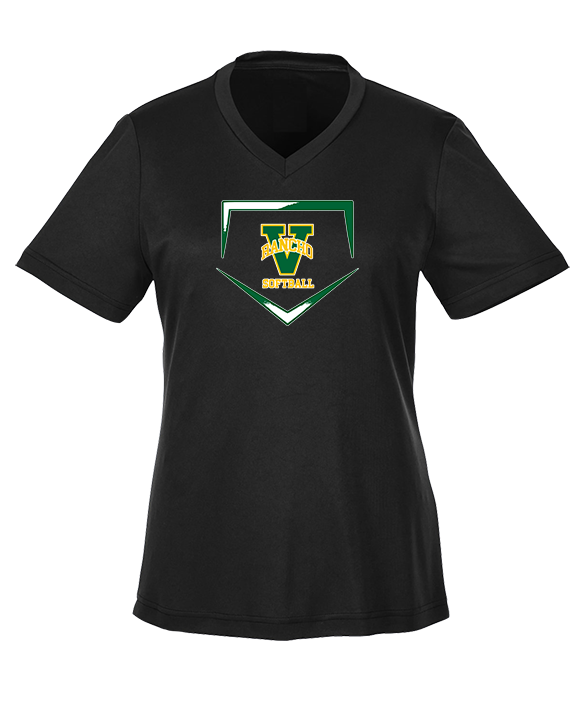 Rancho Alamitos HS Softball Plate - Womens Performance Shirt