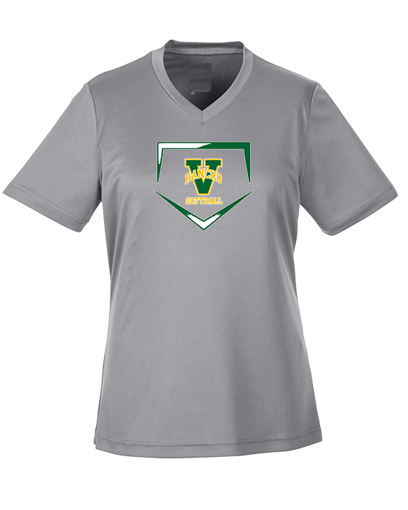 Rancho Alamitos HS Softball Plate - Womens Performance Shirt