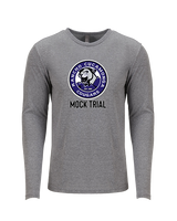 Rancho Cucamonga HS Mock Trial Logo - Tri-Blend Long Sleeve