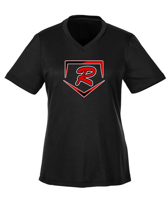 Rangeview HS Baseball Plate - Womens Performance Shirt