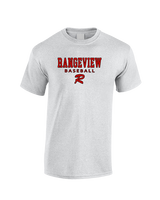 Rangeview HS Baseball Block - Cotton T-Shirt