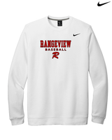Rangeview HS Baseball Block - Mens Nike Crewneck