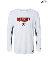 Rangeview HS Baseball Block - Mens Oakley Longsleeve