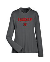 Rangeview HS Baseball Block - Womens Performance Longsleeve