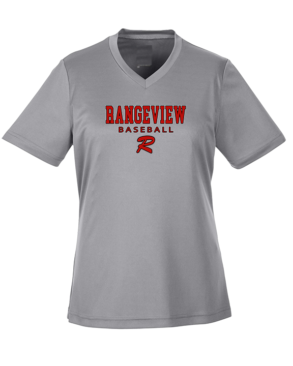 Rangeview HS Baseball Block - Womens Performance Shirt