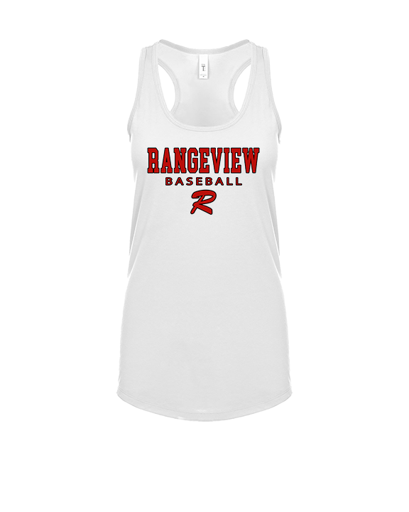 Rangeview HS Baseball Block - Womens Tank Top