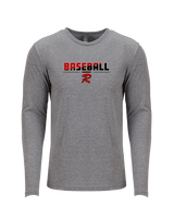 Rangeview HS Baseball Cut - Tri - Blend Long Sleeve