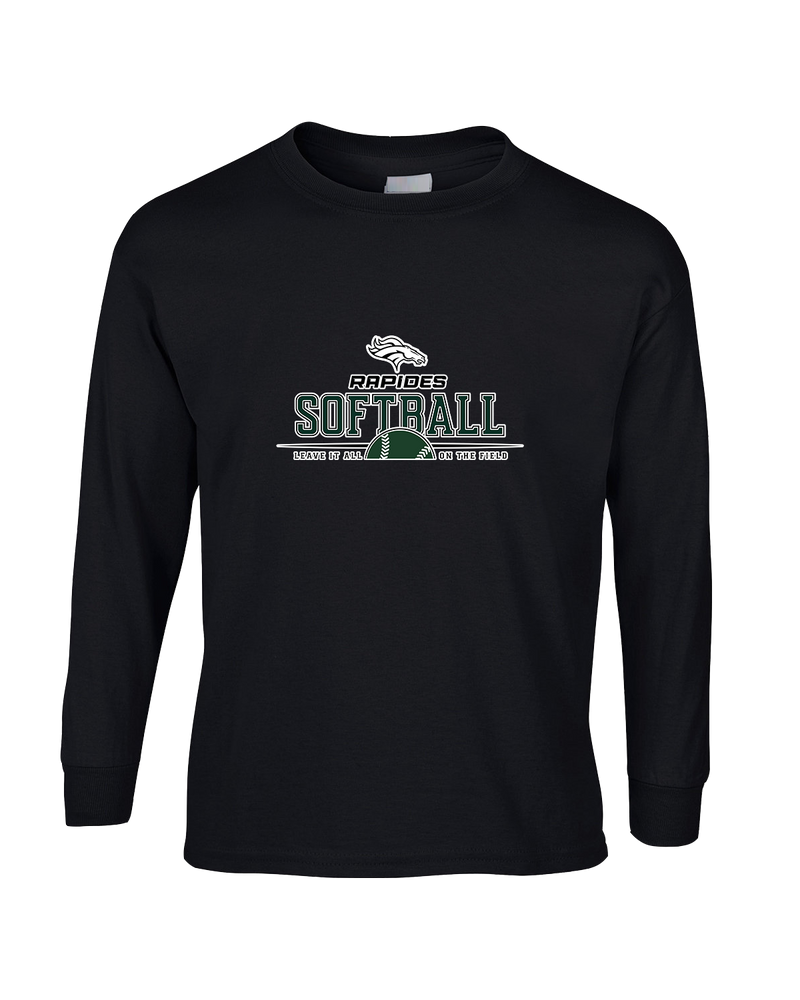 Rapides HS Softball Leave It All On The Field - Mens Basic Cotton Long Sleeve
