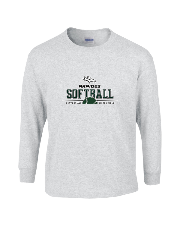 Rapides HS Softball Leave It All On The Field - Mens Basic Cotton Long Sleeve