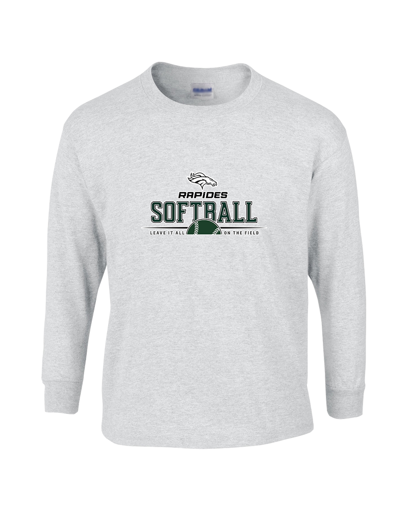 Rapides HS Softball Leave It All On The Field - Mens Basic Cotton Long Sleeve