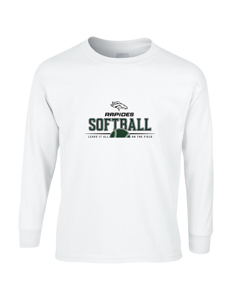 Rapides HS Softball Leave It All On The Field - Mens Basic Cotton Long Sleeve