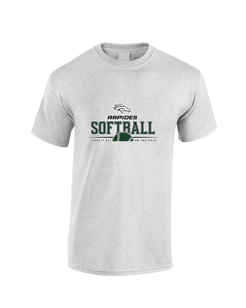 Rapides HS Softball Leave It All On The Field - Cotton T-Shirt