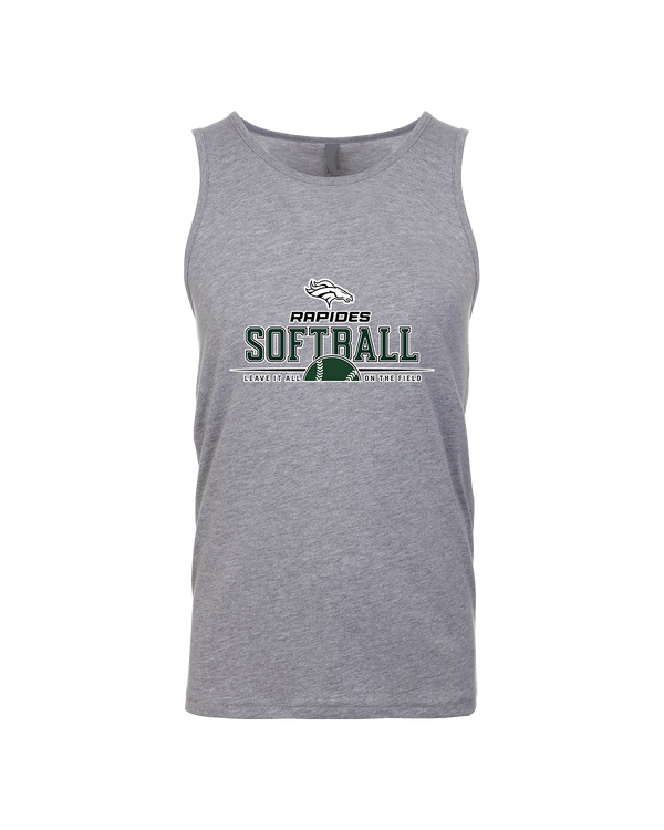 Rapides HS Softball Leave It All On The Field - Mens Tank Top