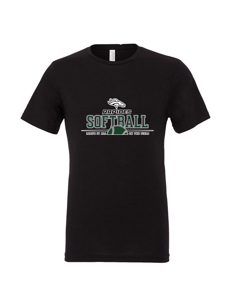 Rapides HS Softball Leave It All On The Field - Mens Tri Blend Shirt