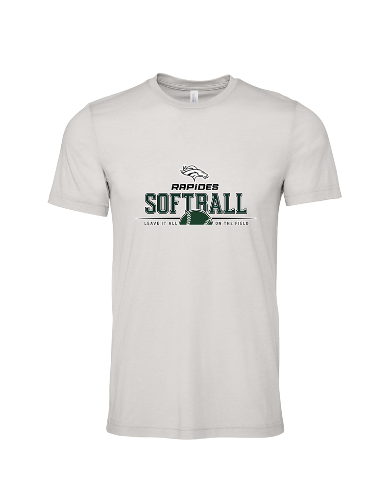 Rapides HS Softball Leave It All On The Field - Mens Tri Blend Shirt