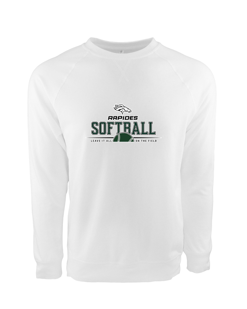 Rapides HS Softball Leave It All On The Field - Crewneck Sweatshirt