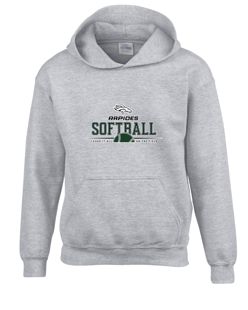 Rapides HS Softball Leave It All On The Field - Cotton Hoodie