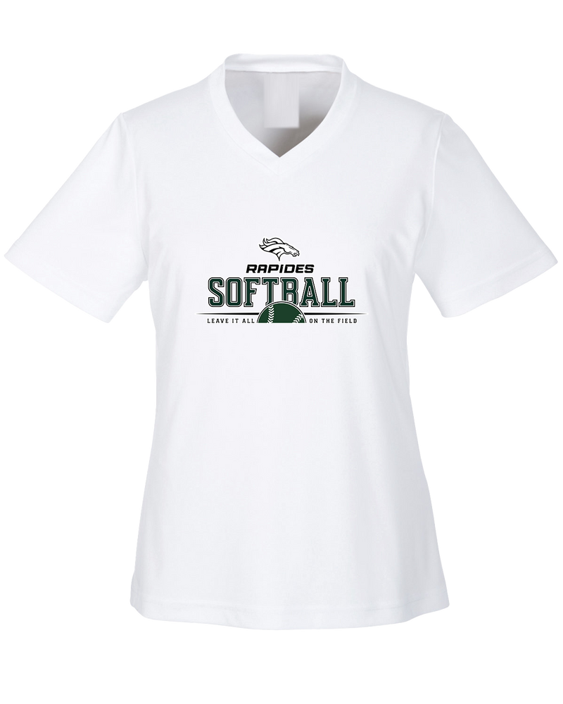 Rapides HS Softball Leave It All On The Field - Womens Performance Shirt