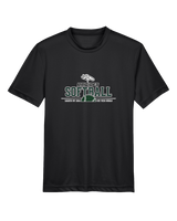 Rapides HS Softball Leave It All On The Field - Youth Performance T-Shirt