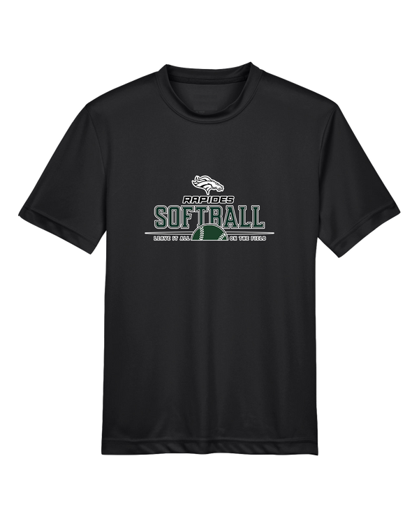 Rapides HS Softball Leave It All On The Field - Youth Performance T-Shirt