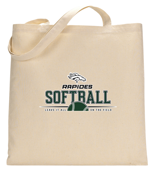 Rapides HS Softball Leave It All On The Field - Tote Bag