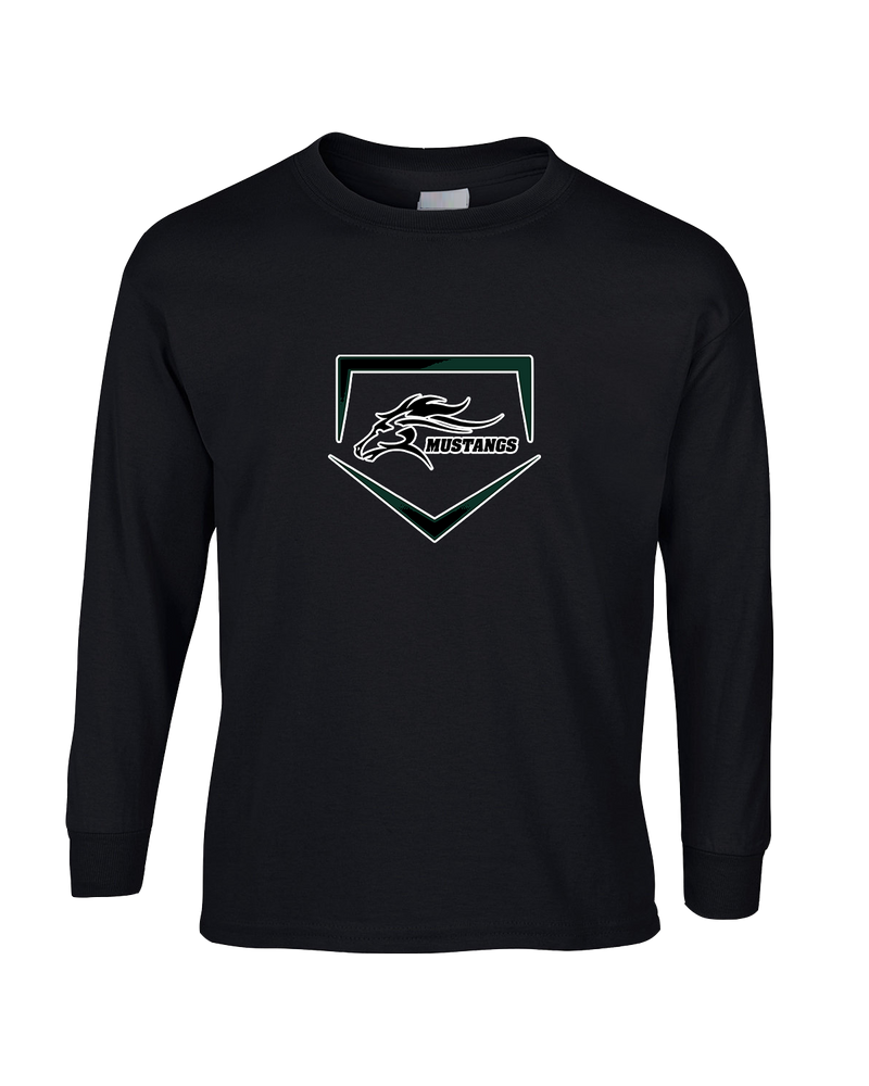 Rapides HS Softball Plate - Mens Basic Cotton Long Sleeve