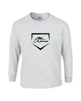 Rapides HS Softball Plate - Mens Basic Cotton Long Sleeve