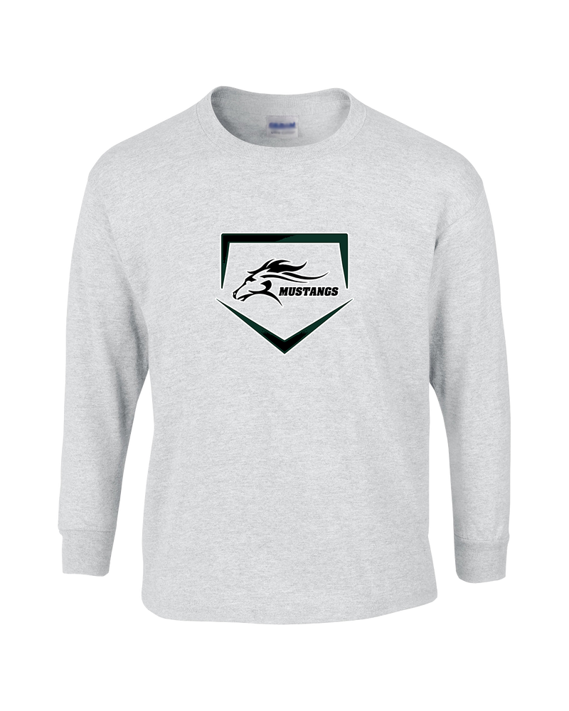 Rapides HS Softball Plate - Mens Basic Cotton Long Sleeve