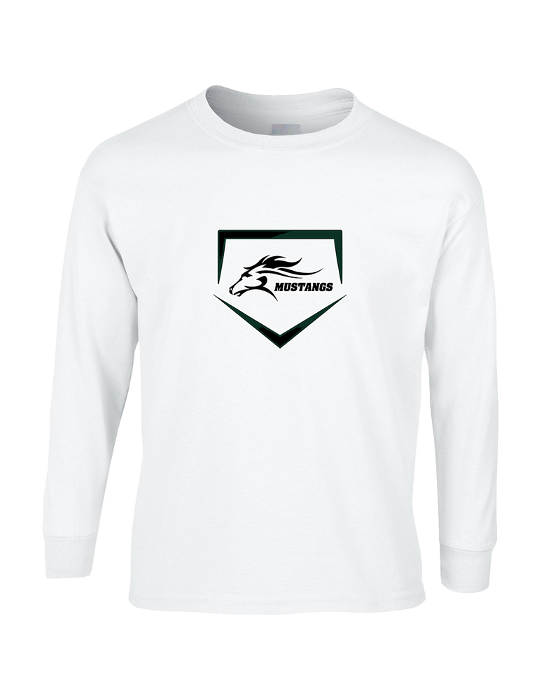 Rapides HS Softball Plate - Mens Basic Cotton Long Sleeve
