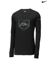 Rapides HS Softball Plate - Nike Dri-Fit Poly Long Sleeve