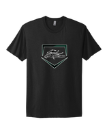 Rapides HS Softball Plate - Select Cotton T-Shirt