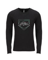Rapides HS Softball Plate - Tri Blend Long Sleeve