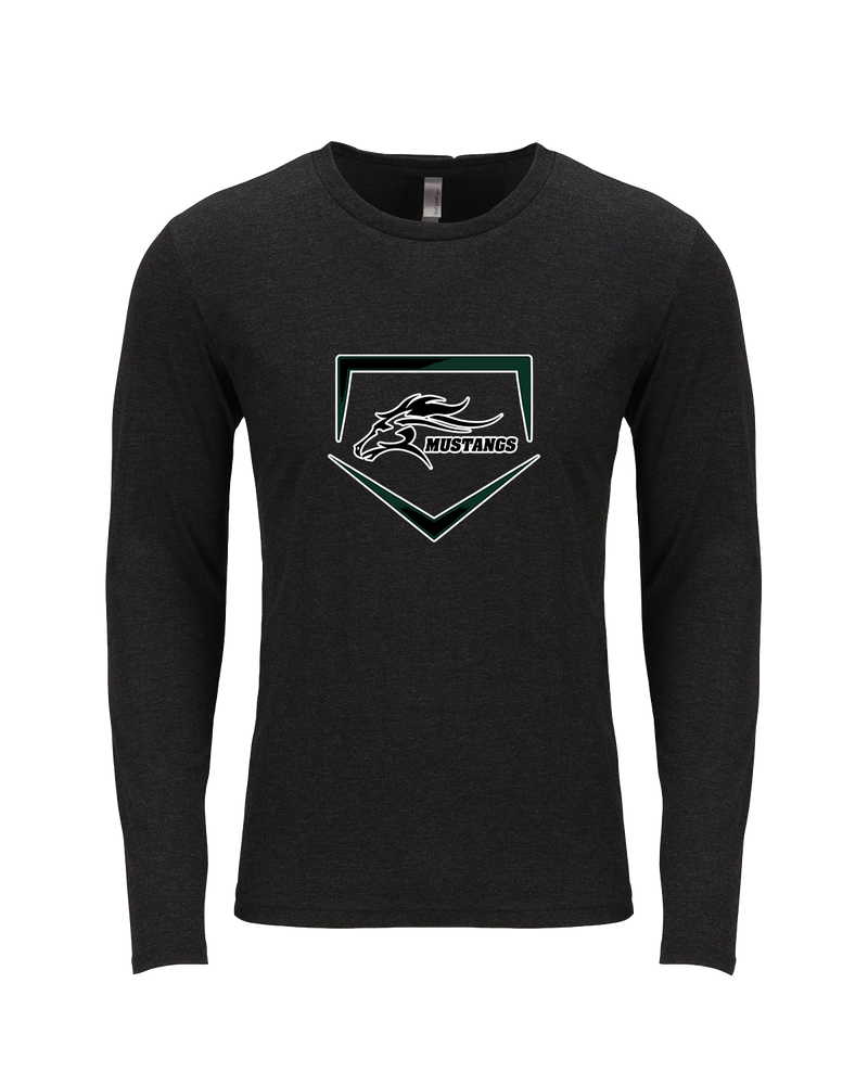 Rapides HS Softball Plate - Tri Blend Long Sleeve